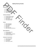Wedding Planning Checklist